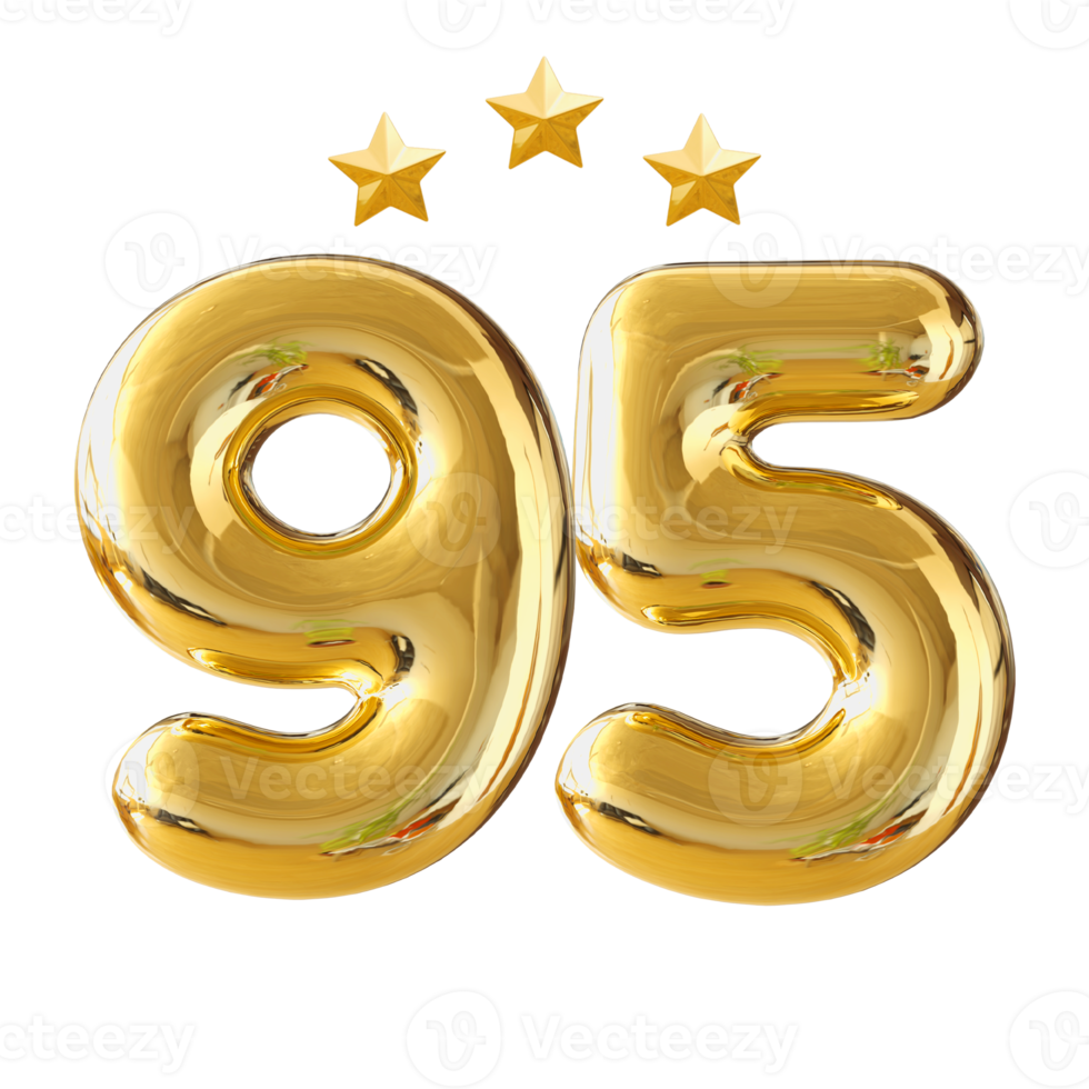 95 anni anniversario numero png