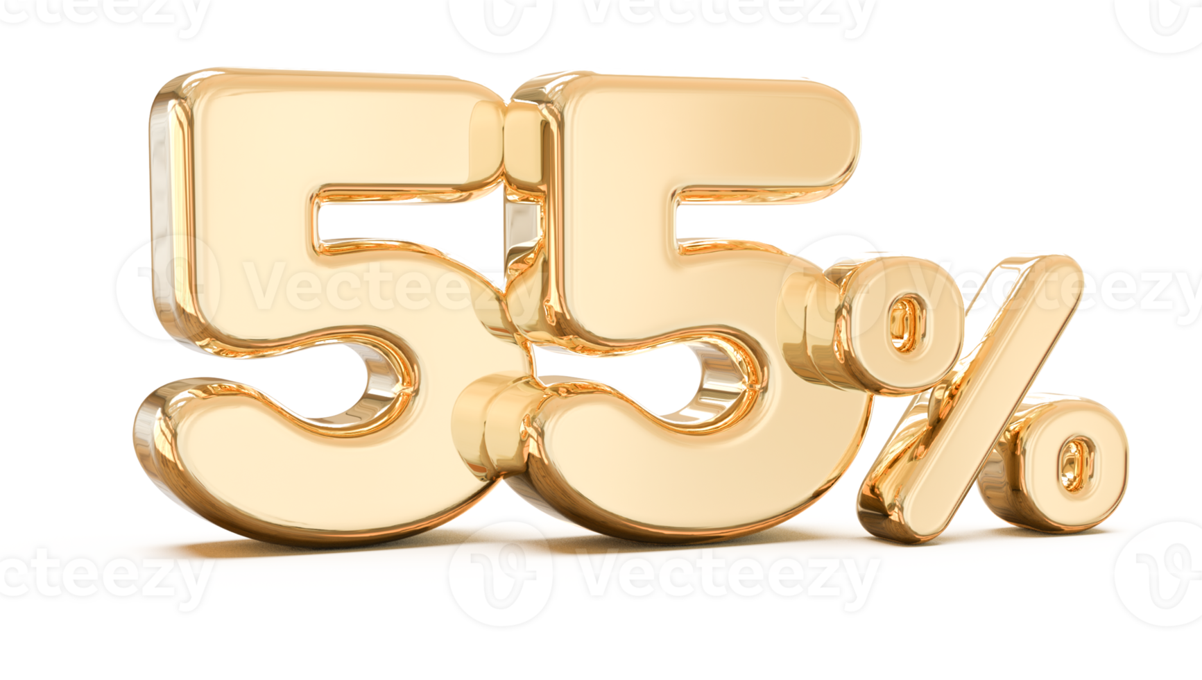 sale number 55 percent 3d png