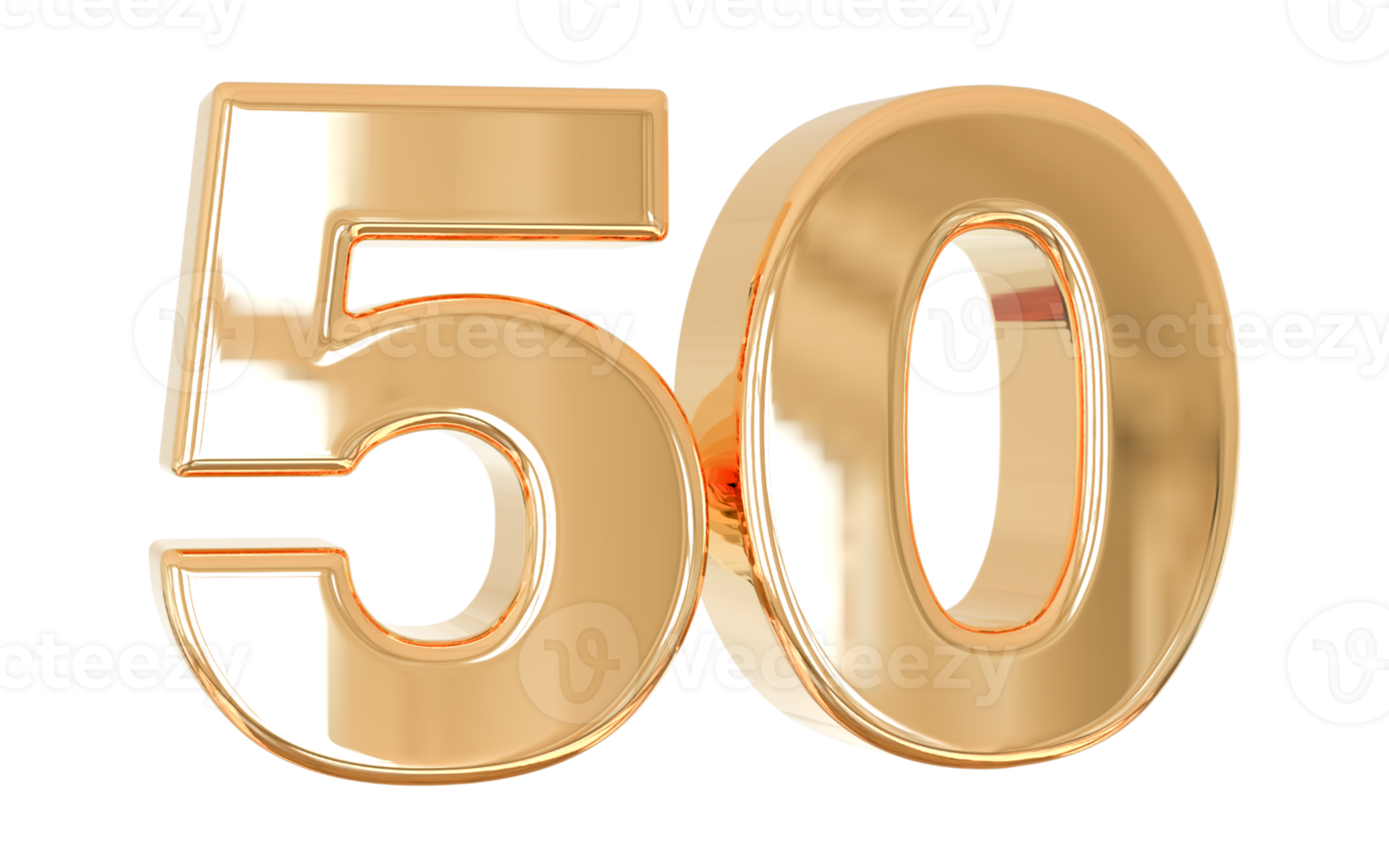 numéro 50 3d png