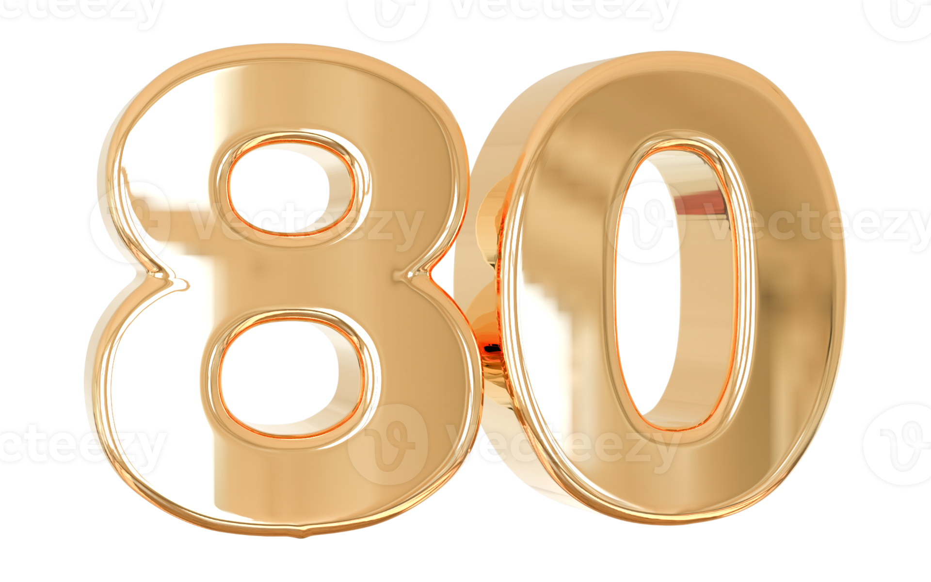 número 80 3d 11287989 PNG