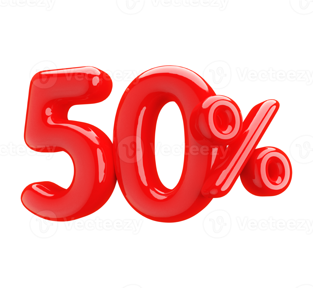 promotion 50 number percent png