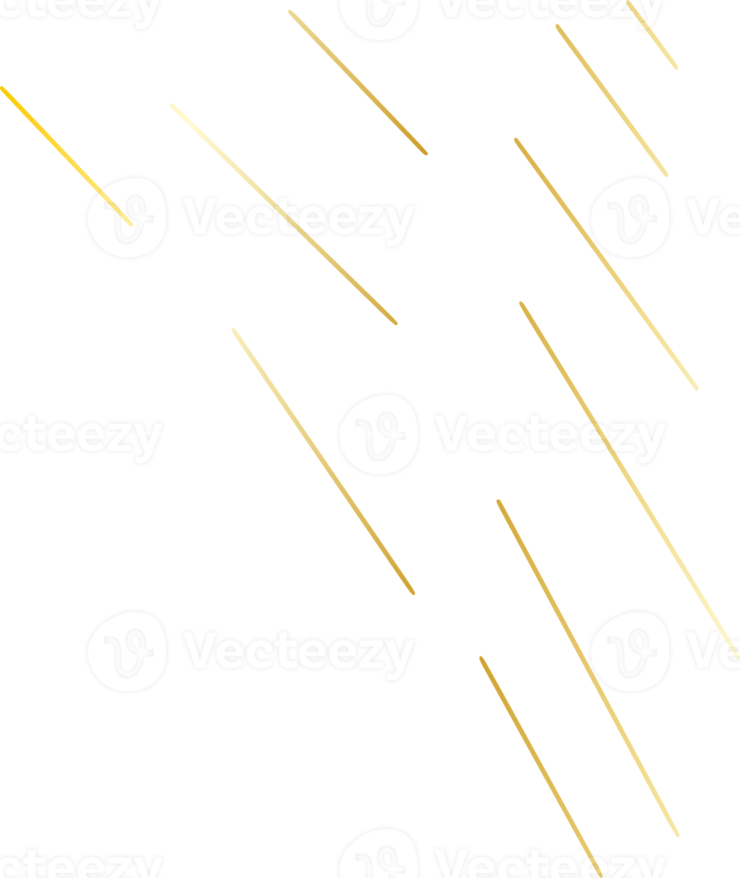 Golden Modern element png