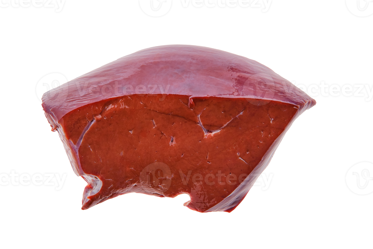 raw fresh beef liver png