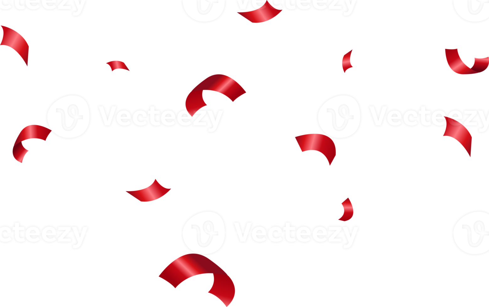 Christmas Red Confetti 11288240 PNG