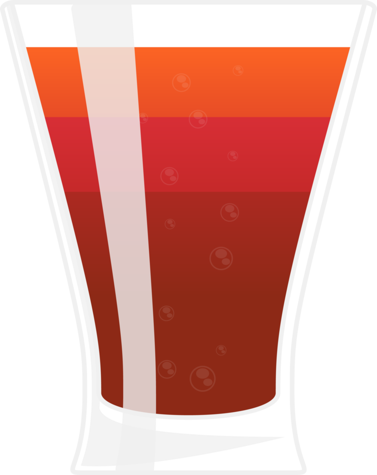 verre avec un cocktail. png