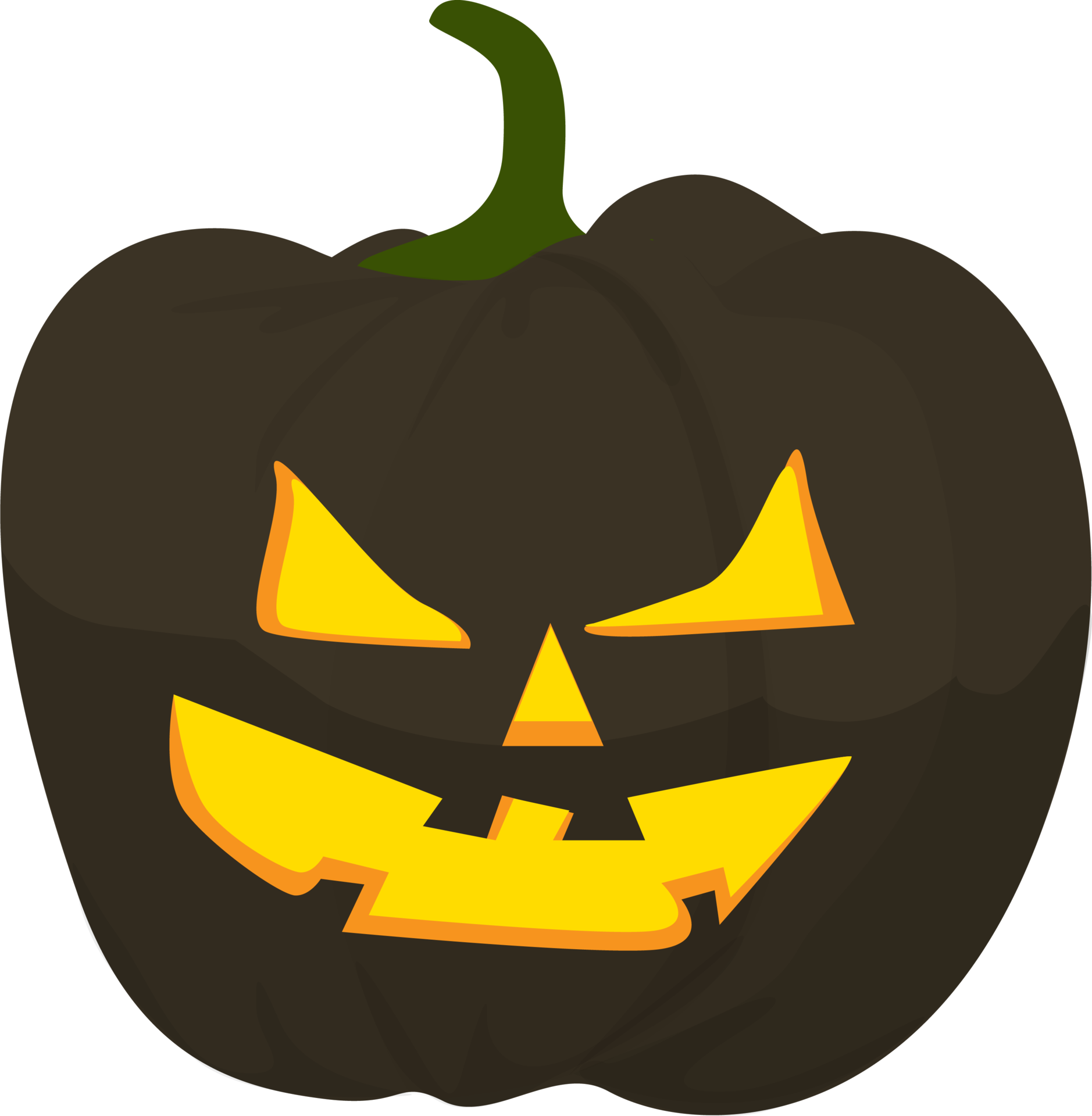 Pumpkin Black For Halloween 11288549 PNG Pumpkin Black For Halloween Free Png