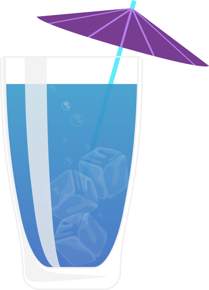 verre avec un cocktail. png