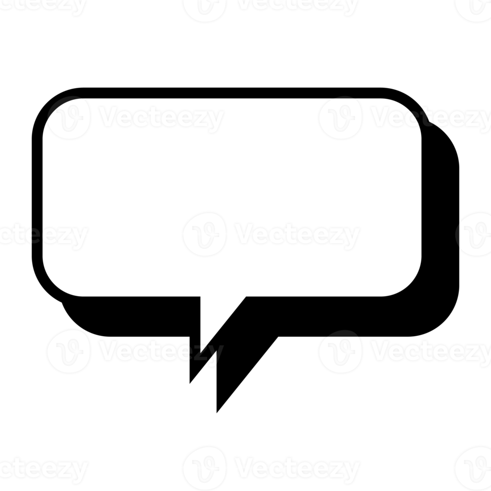 bubble text for comic. blank or empty balloon text for text communication template png