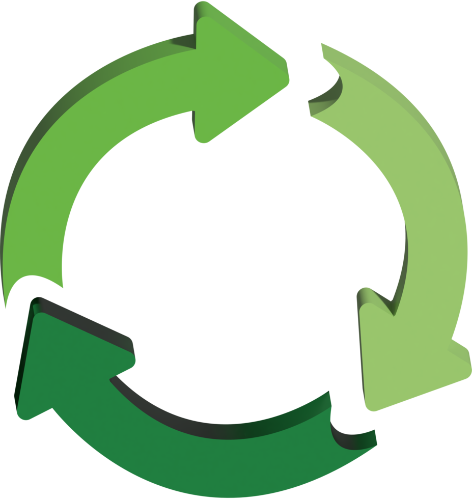 Kreispfeile für Infografik. vorlage für diagramm, grafik, präsentation und diagramm. Geschäftskonzept mit drei Optionen png