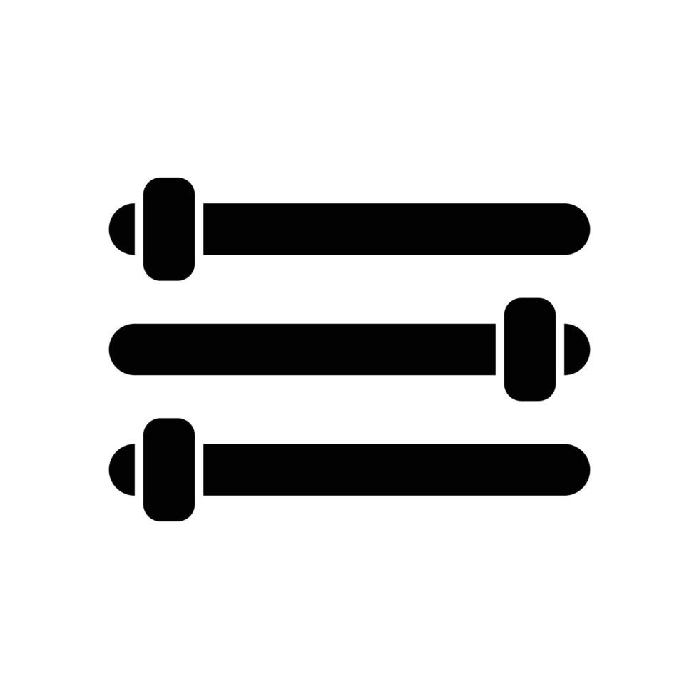 Equalizer User Interface Icon vector