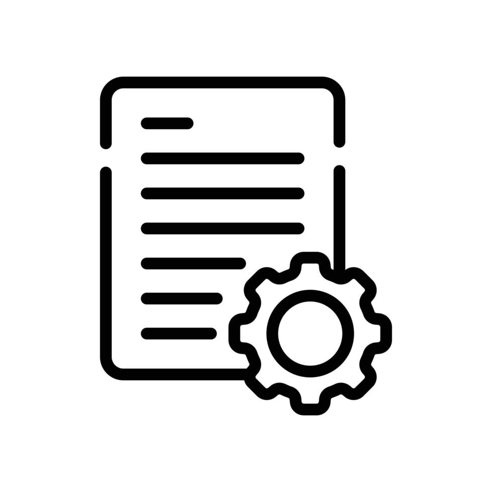 Document User Interface Icon vector