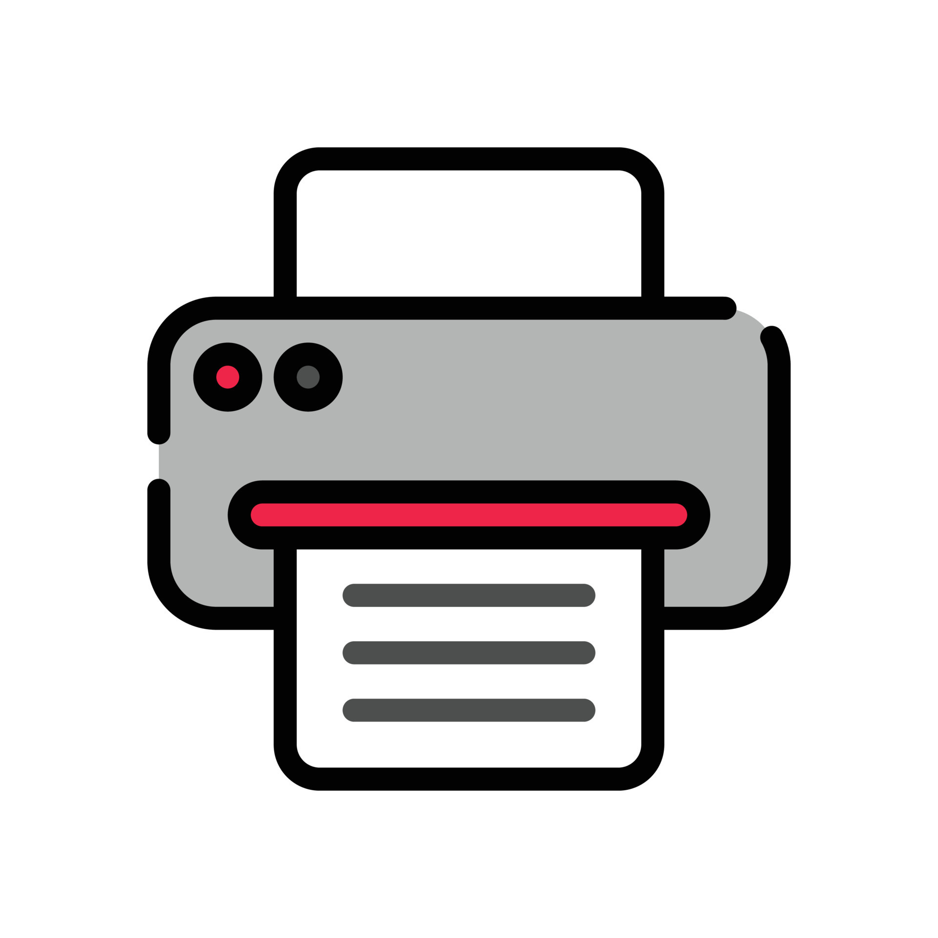 Printer User Interface Icon 11289476 Vector Art at Vecteezy