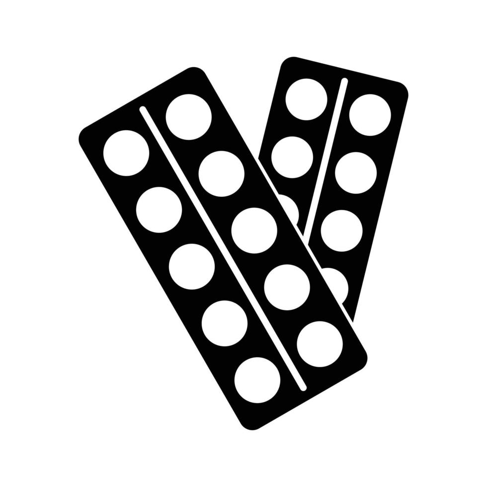 Tablets Covid 19 Icon vector
