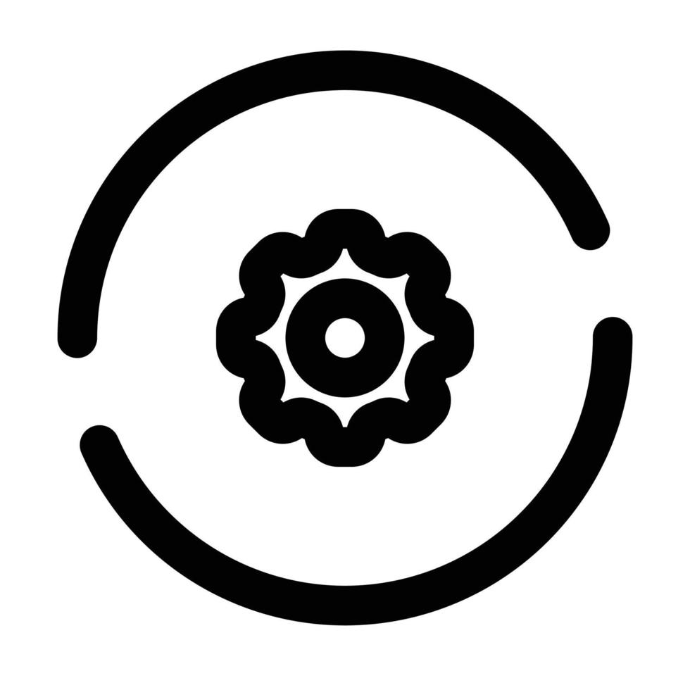 Setting User Interface Icon vector