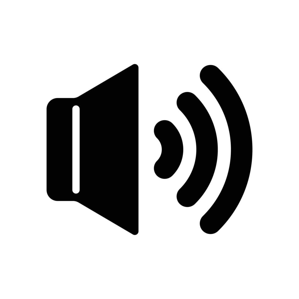 Speaker User Interface Icon vector