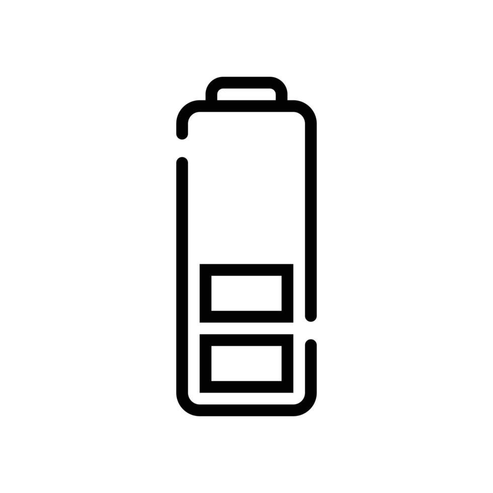 icono de la interfaz de usuario de la batería vector
