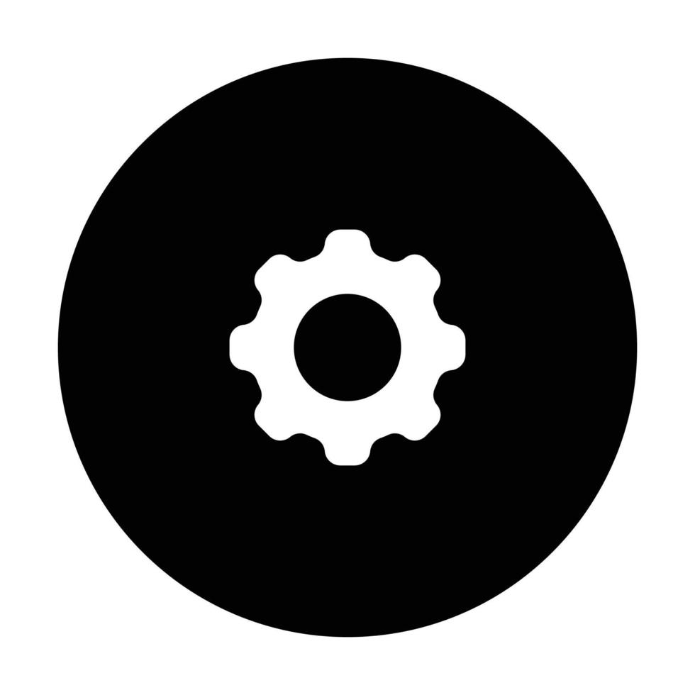 Setting User Interface Icon vector