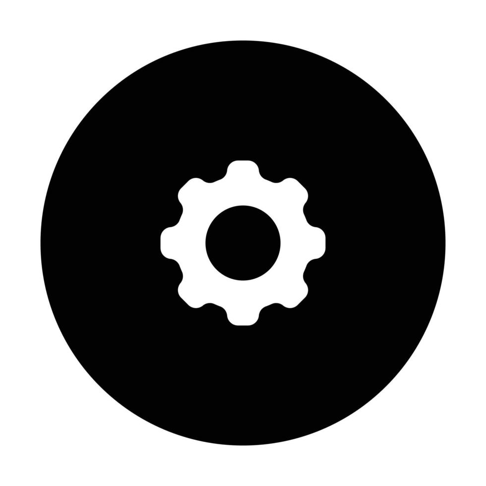 Setting User Interface Icon vector