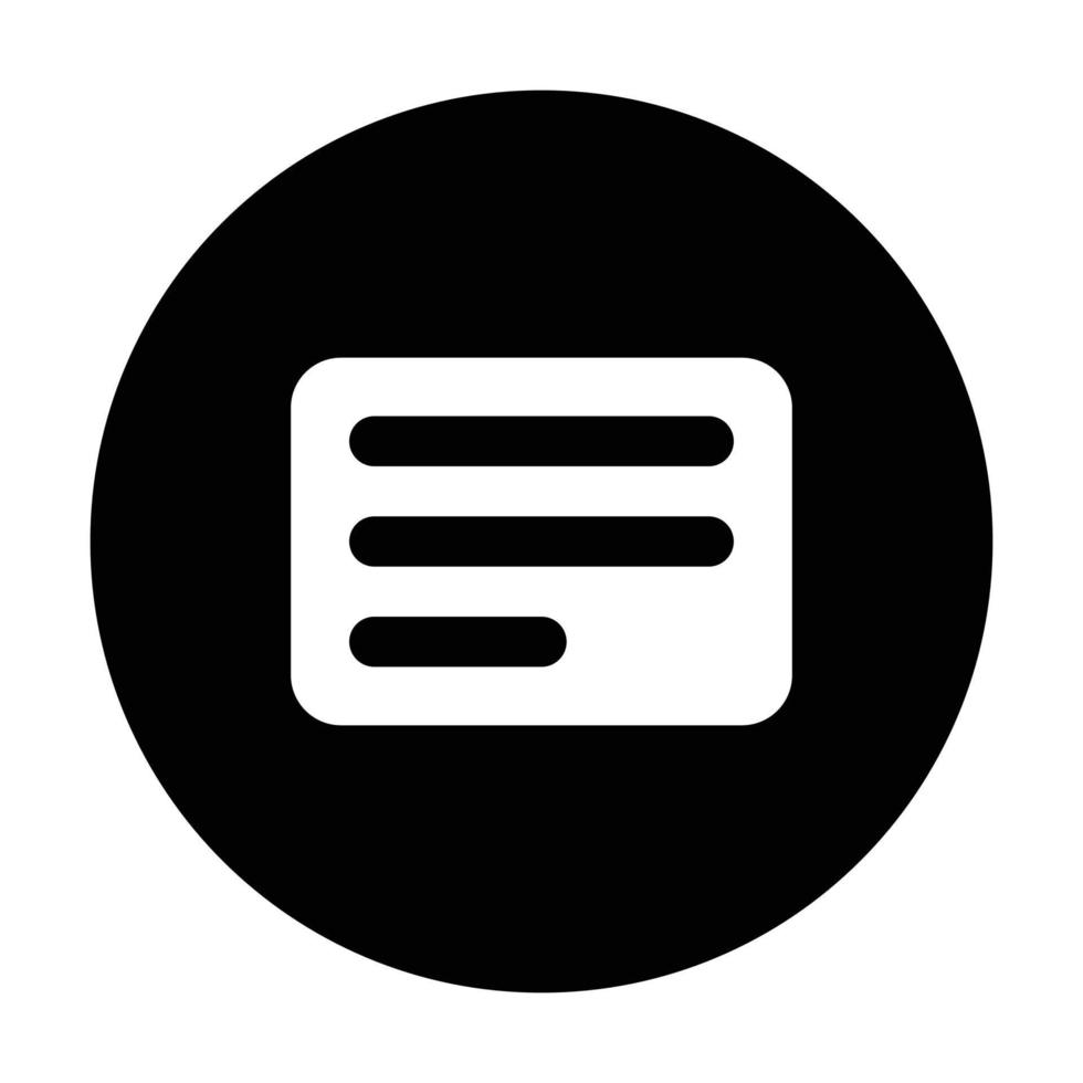 icono de la interfaz de usuario del documento vector
