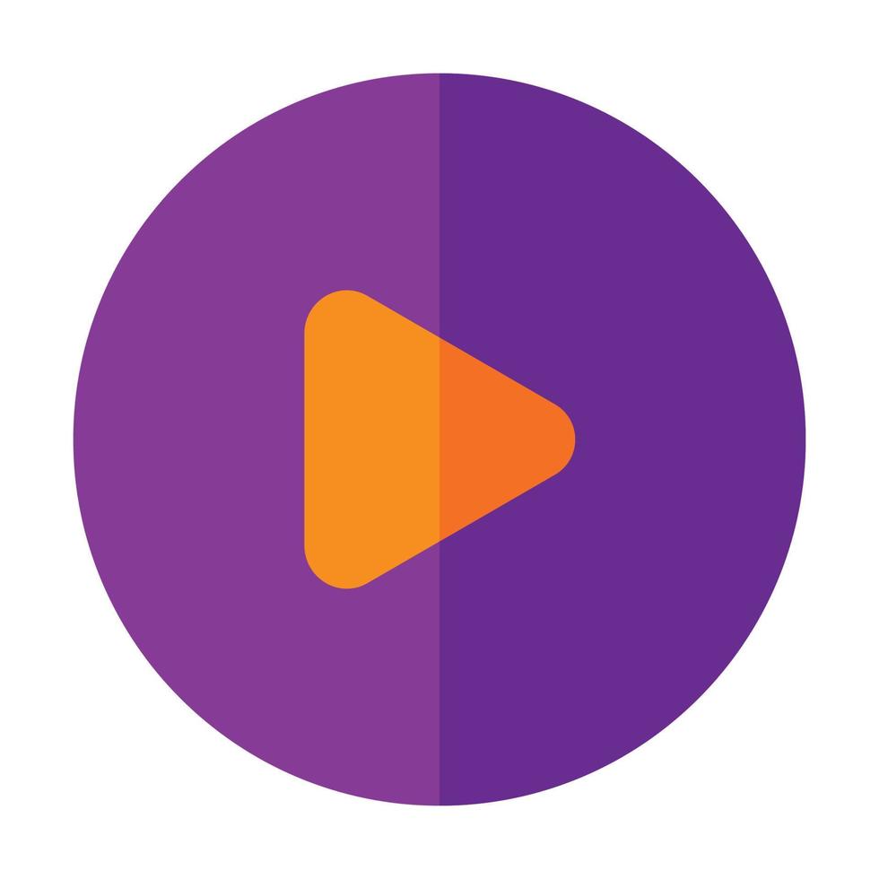 Play User Interface Icon vector