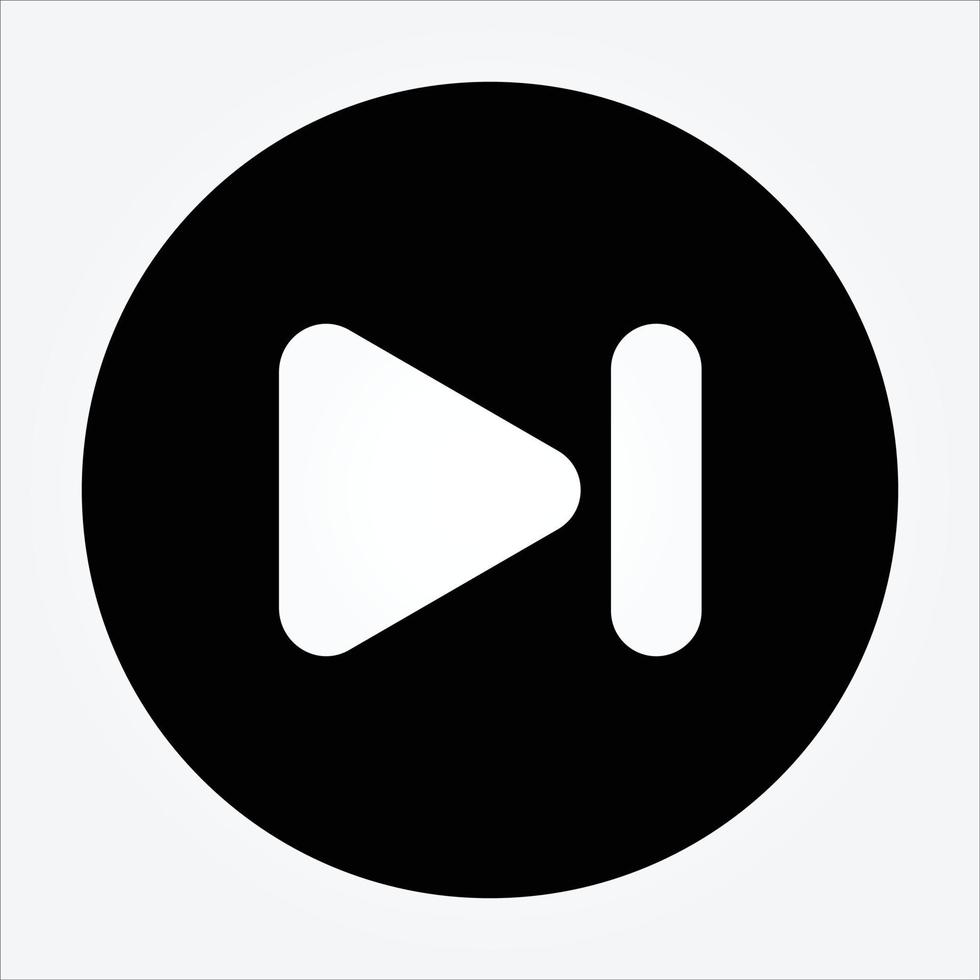 Forward User Interface Icon vector