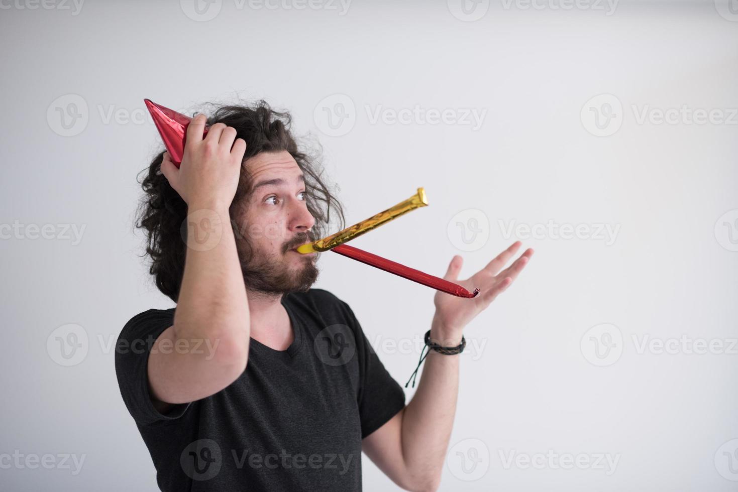 Party man portrait photo