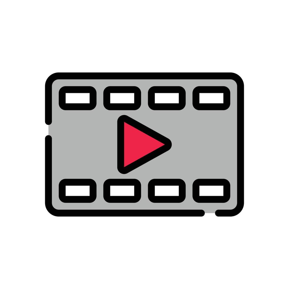 Media Player User Interface Icon vector