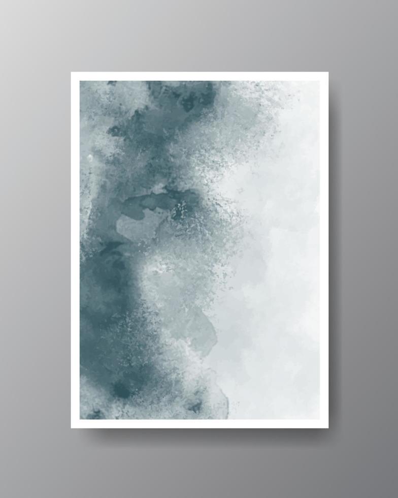 Abstract painting using watercolors. Design for your date, postcard, banner, logo. vector