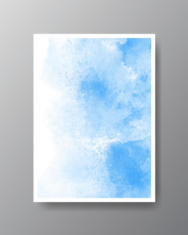 Abstract painting using watercolors. Design for your date, postcard, banner, logo. vector