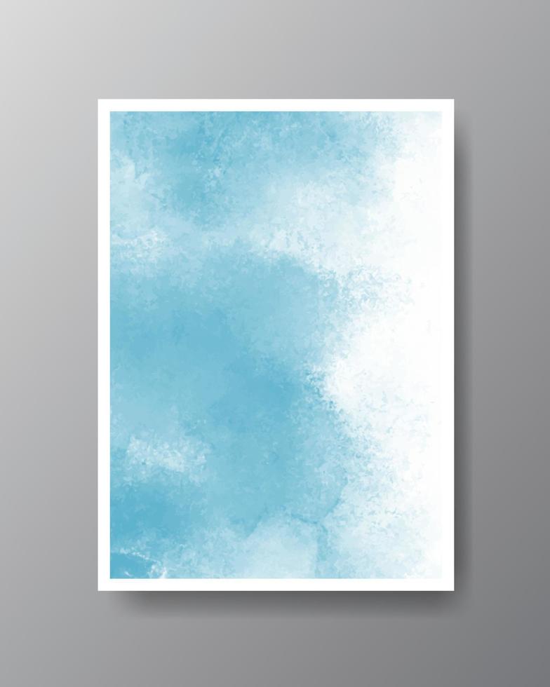 Abstract painting using watercolors. Design for your date, postcard, banner, logo. vector