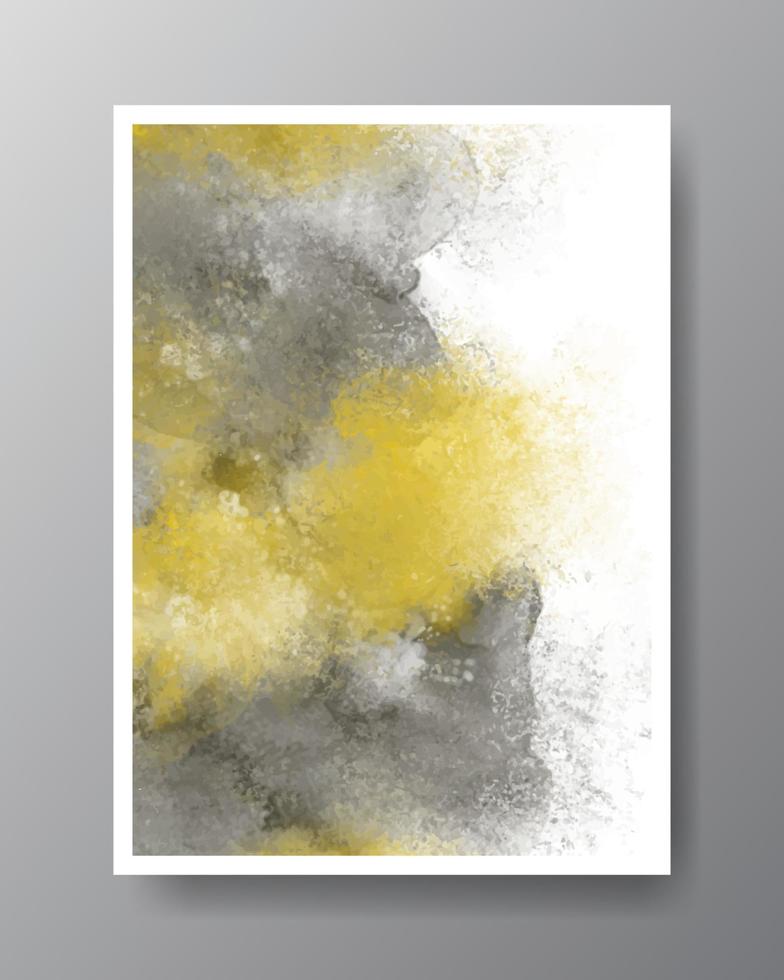 Abstract painting using watercolors. Design for your date, postcard, banner, logo. vector