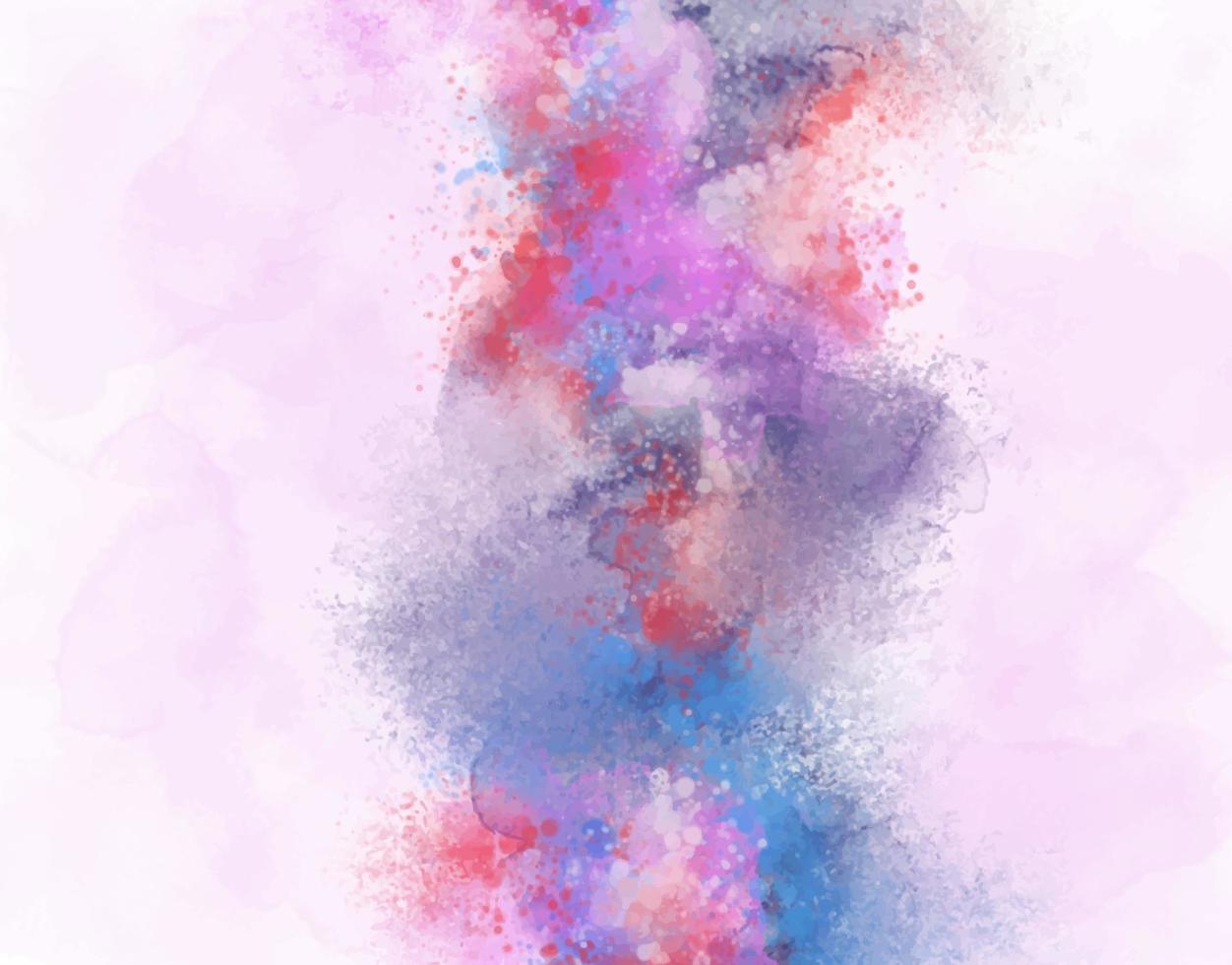 Abstract painting using watercolors. Design for your date, postcard, banner, logo. vector