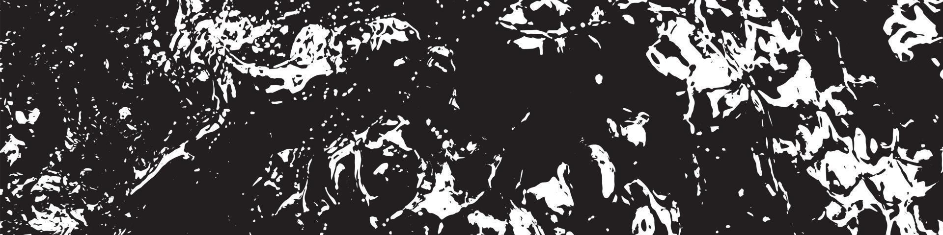 Black and White Distress Overlay Texture. Old Aged Vintage Background. vector