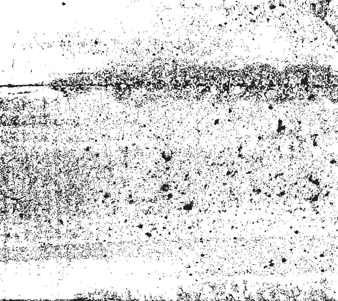 Black and White Distress Overlay Texture. Old Aged Vintage Background. vector