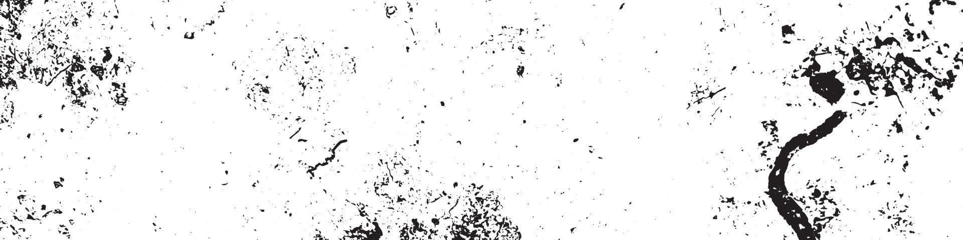 Black and White Distress Overlay Texture. Old Aged Vintage Background. vector