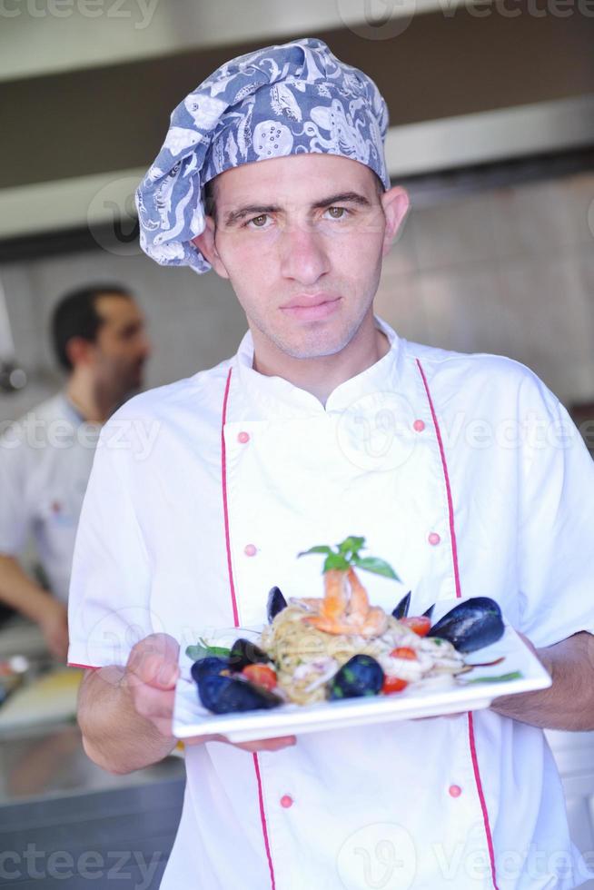 chef preparing food photo