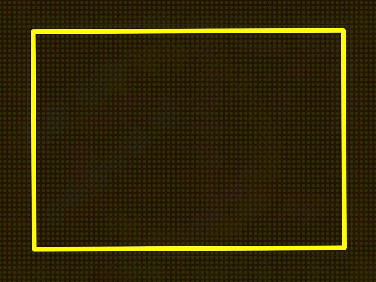 fondo negro con marco amarillo dorado rectangular para texto vector