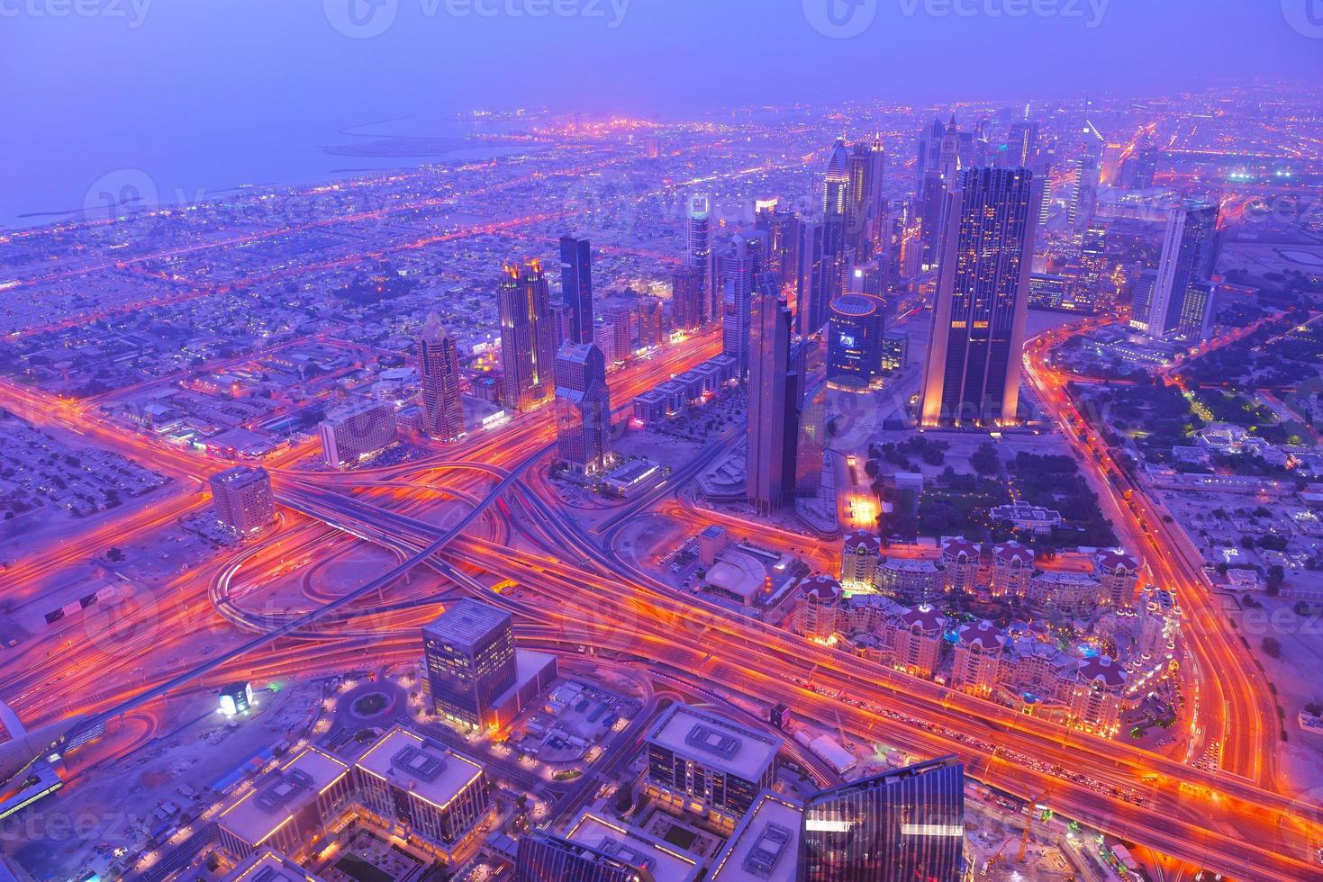 Dubai skyline view photo