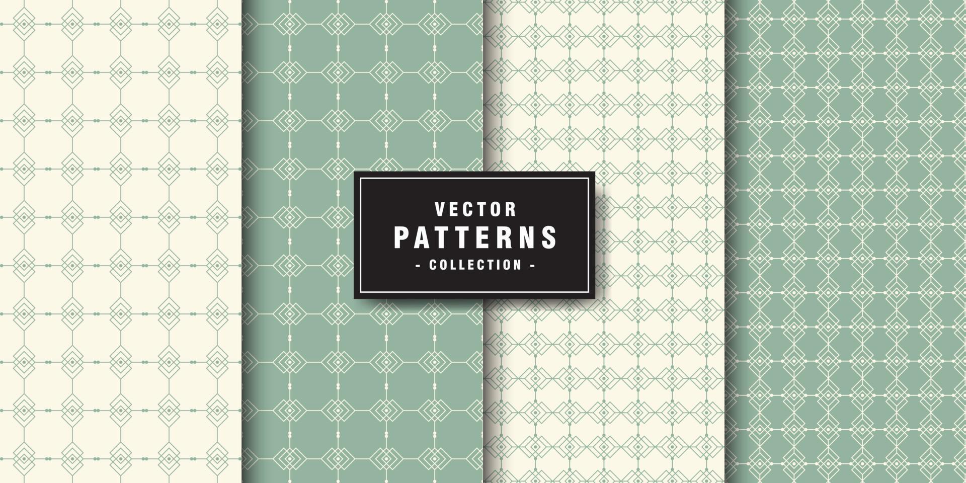 Geometric ethnic pattern collection vector