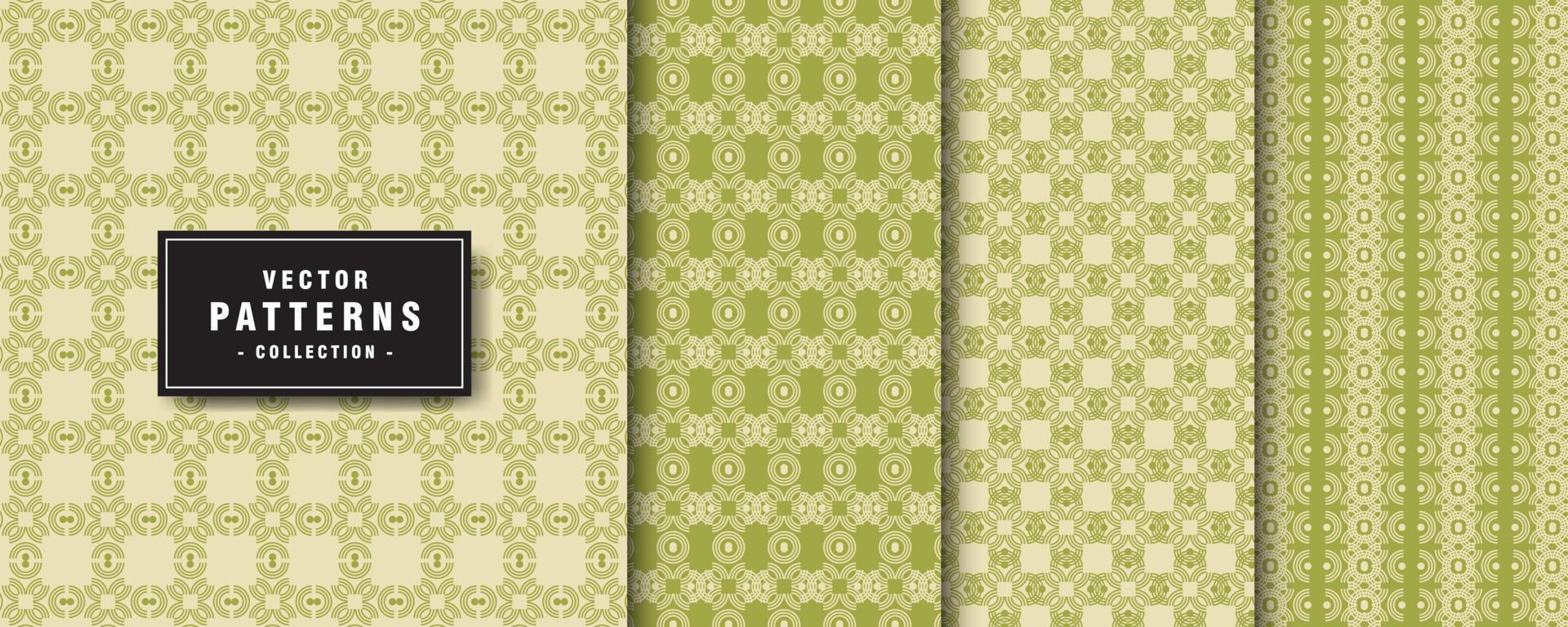 Geometric ethnic pattern collection vector