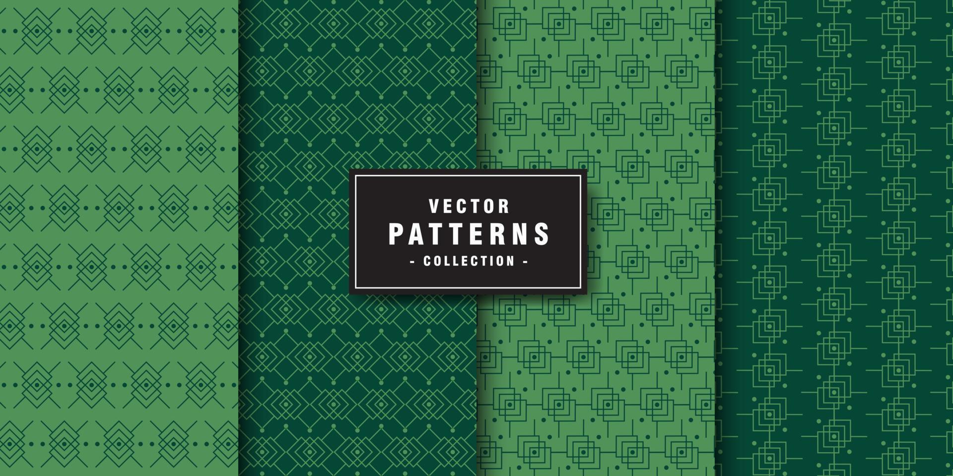 Geometric ethnic pattern collection vector