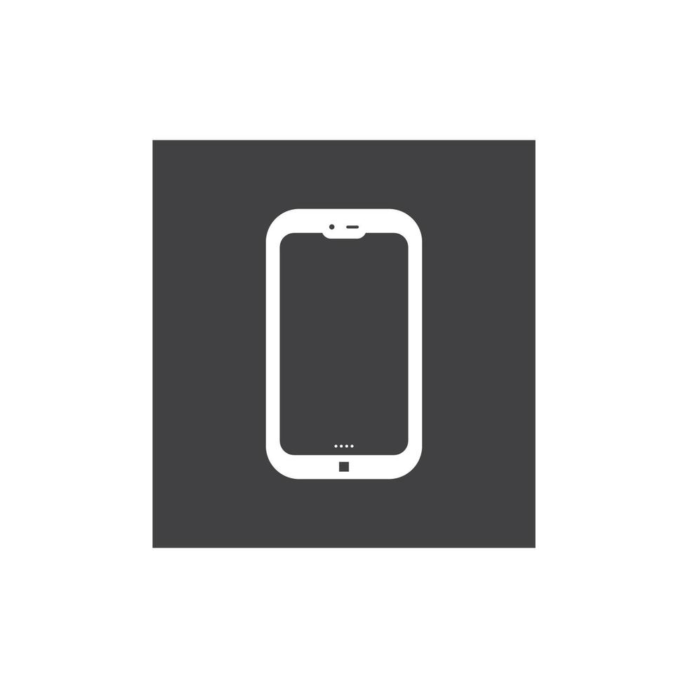 Digital device icon, smartphone with buttons isolated on white background. Vector design elements set illustration for web, app, internet