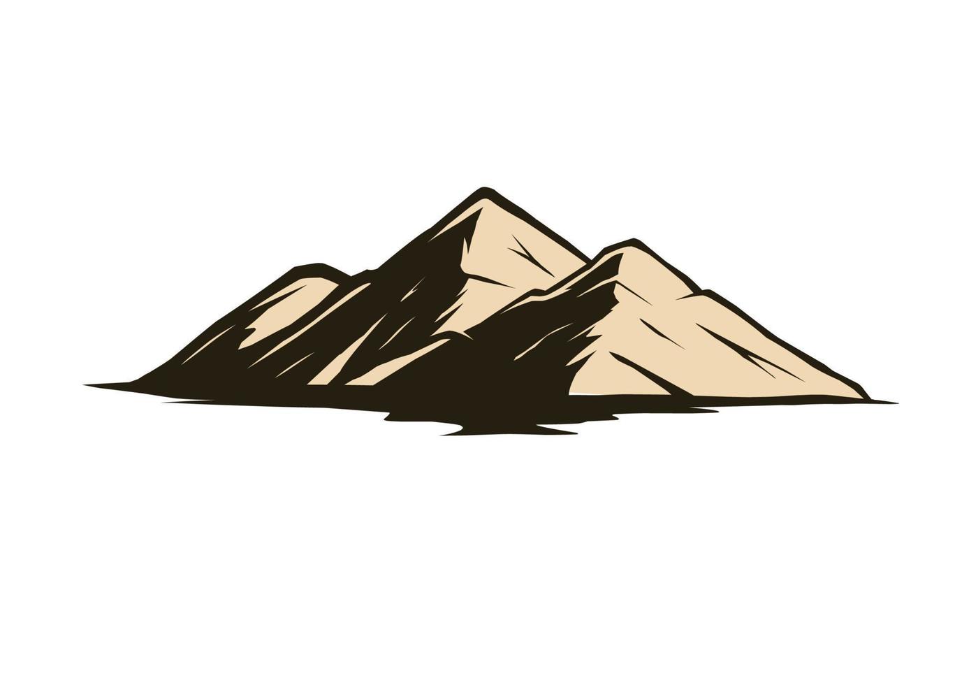 mountains vector illustration