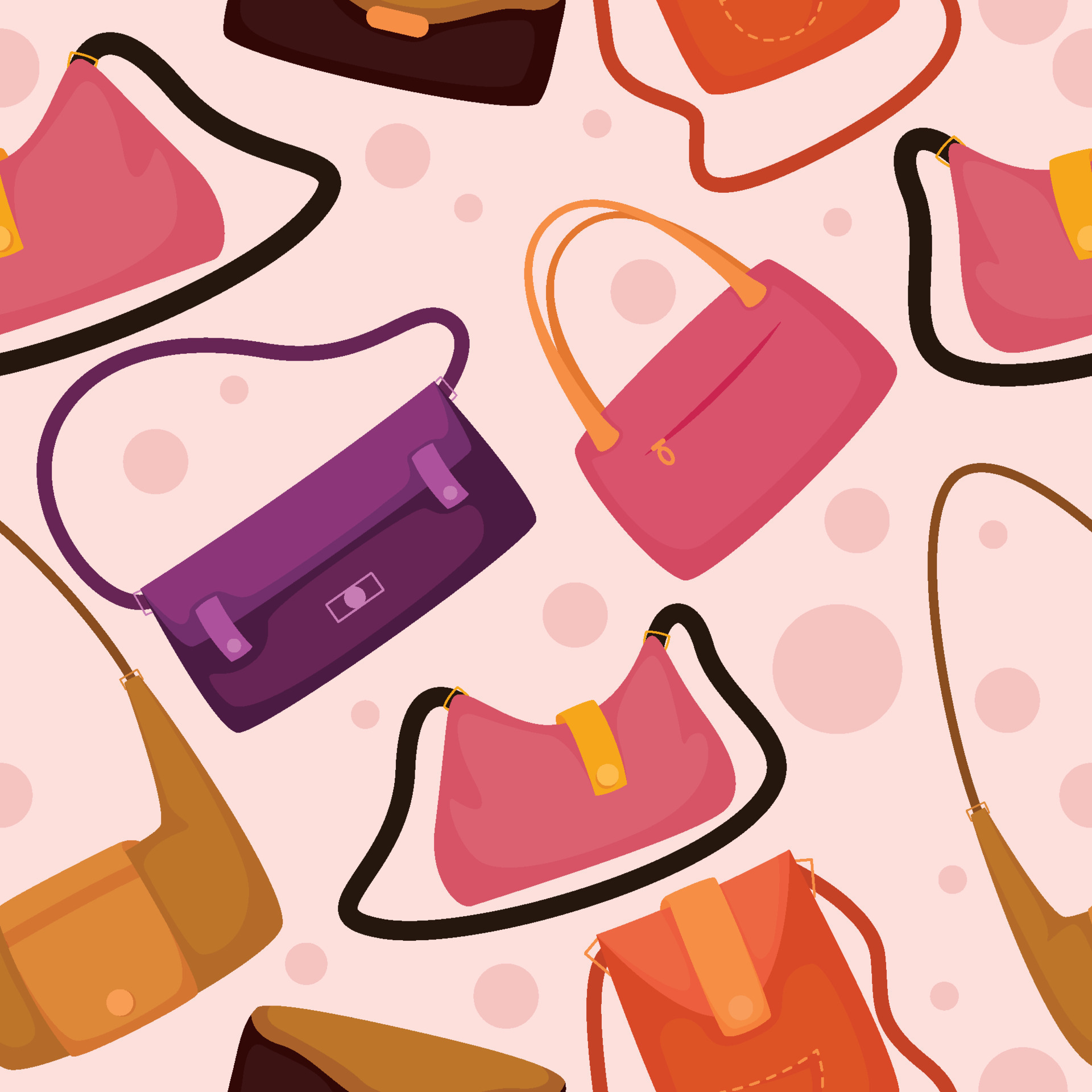 Bag Seamless Background 11293670 Vector Art at Vecteezy