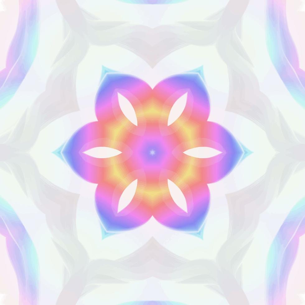 Abstract kaleidoscope background. Beautiful kaleidoscope seamless pattern. Multicolor mosaic texture. Seamless kaleidoscope texture. Unique kaleidoscope design vector