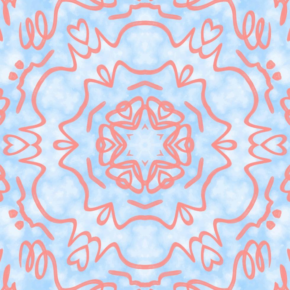 Abstract kaleidoscope background. Beautiful kaleidoscope seamless pattern. Multicolor mosaic texture. Seamless kaleidoscope texture. Unique kaleidoscope design vector