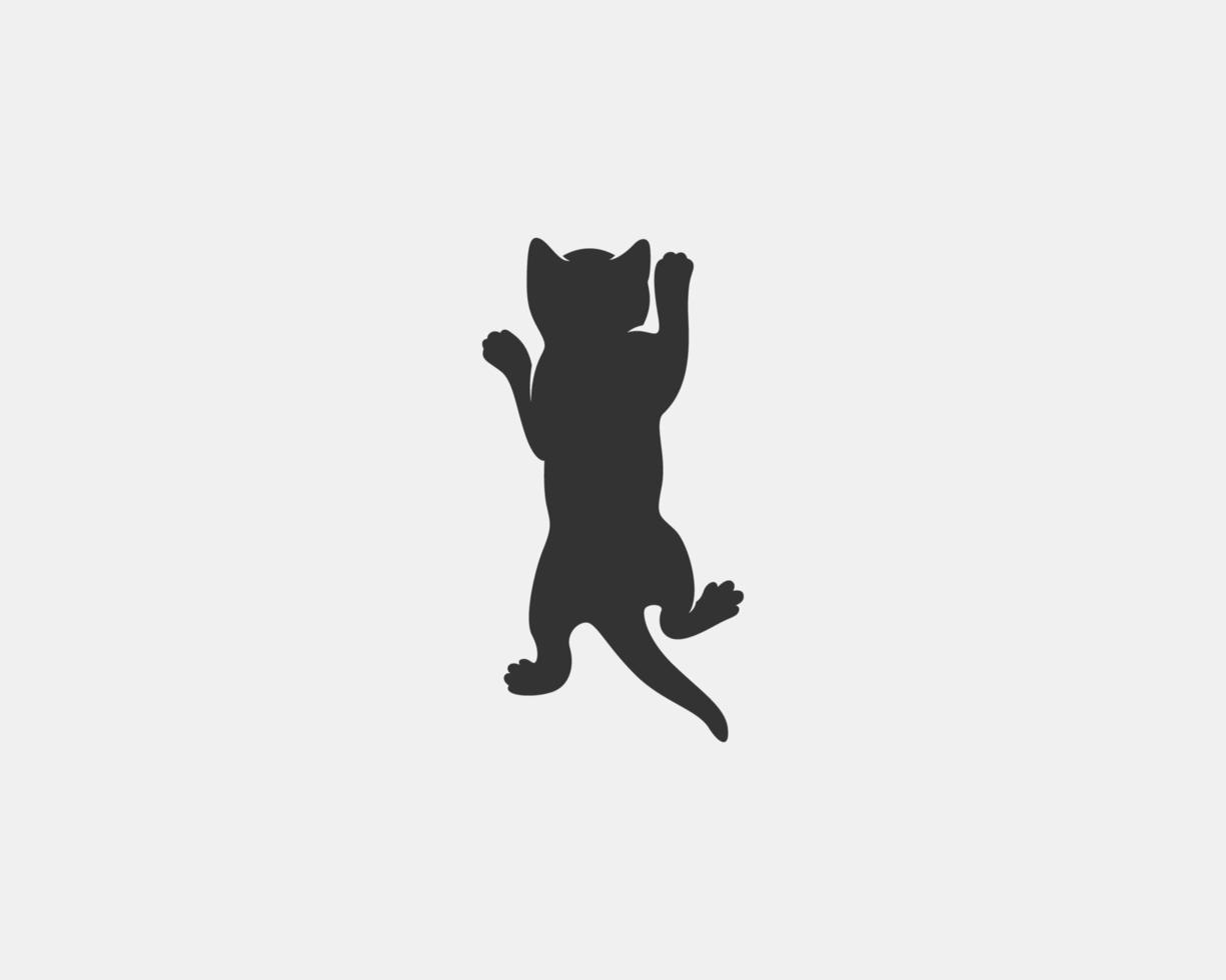 kitten vector silhouette