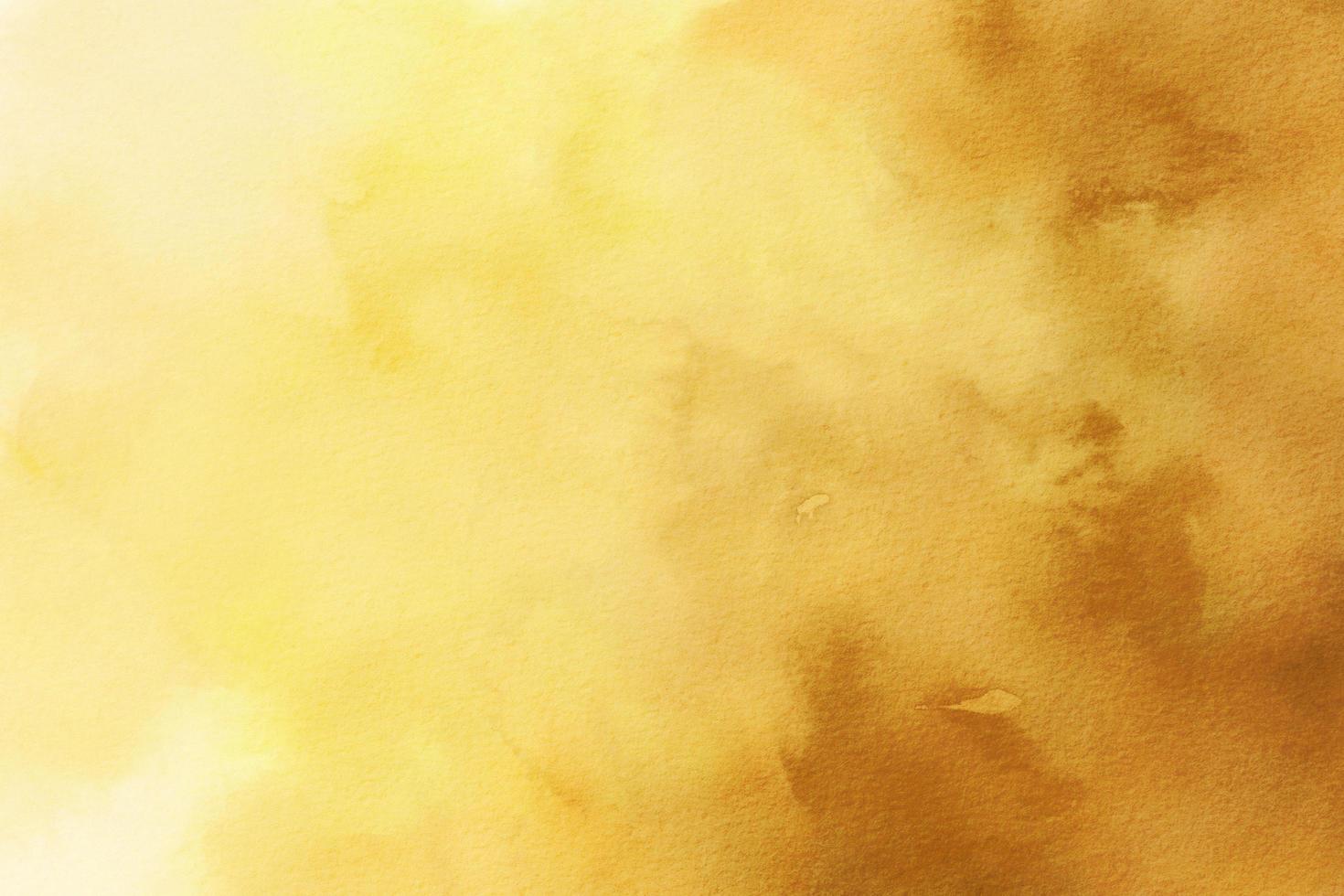 Yellow Watercolor Background Paper Texture photo