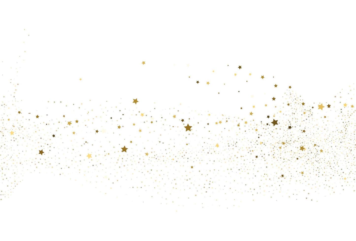 Light gold glitter confetti texture vector