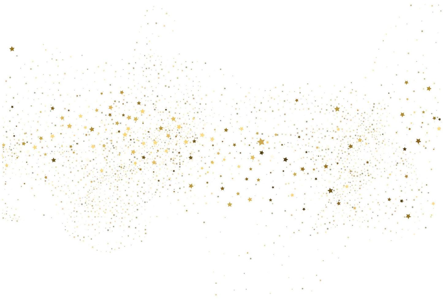 Light gold glitter confetti texture vector